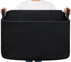 Goodpick extra large storage basket full of blankets keeps blankets organized and accessible
