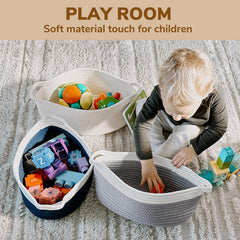 Goodpick small 12x8x5 basket shown as compact storage on shelf