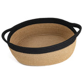 Goodpick small woven basket front view storage solution for nursery toys.