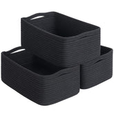 Goodpick storage baskets 3-pack rectangular set ideal for gifting and organization.