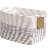 Goodpick Woven Storage Basket side view for organized spaces.