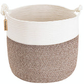 Goodpick woven laundry basket with soft-touch rope for cozy everyday storage.