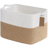 Goodpick woven storage basket designed for living room organization and clutter control.