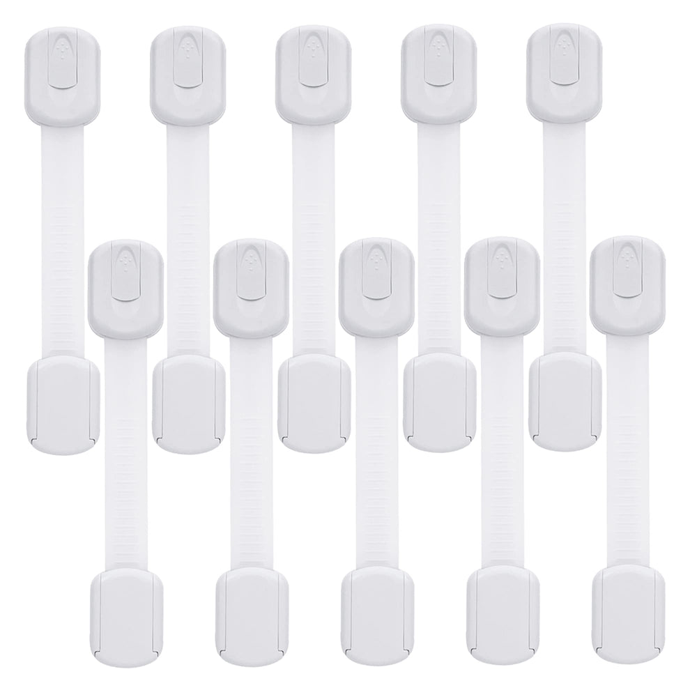 Goodv cabinet locks pack of 10, compact view for quick setup.