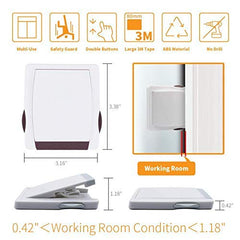 Goodv lock in use on a sliding window for child safety
