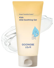 GOONGBE Kids' Mild Soothing Gel on the face for gentle, fast cooling after sun