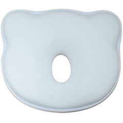 Gooyule memory foam pillow blue cover close-up showing neck support and breathable comfort