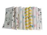 gosari baby handkerchiefs 14x14 front view, soft daily wear for kids