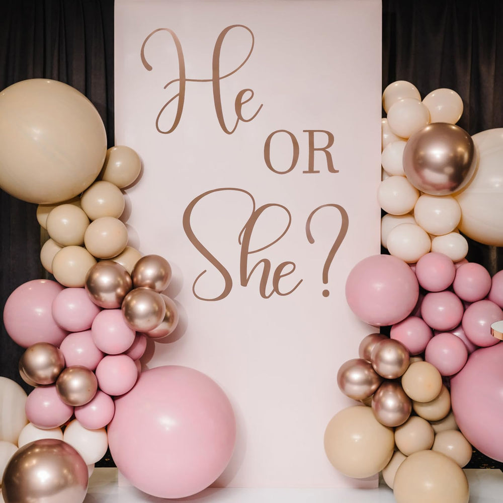 Gosknor gender reveal sticker 70x30cm ready to attract attention in photos