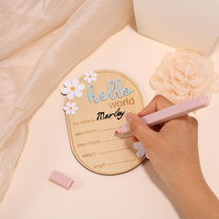 Gosknor premium wood sign smooth finish resists cracking for long lasting memory.