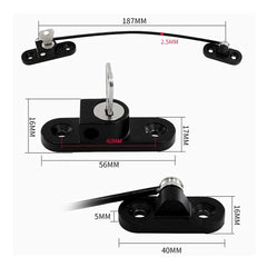GOSONO prime window lock with included keys for easy access in busy spaces.