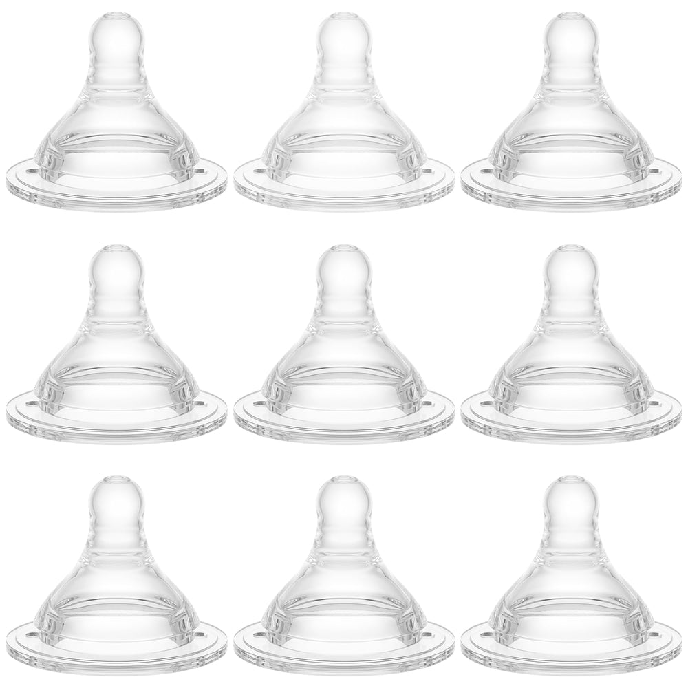 Gotocut Bottle Nipples Level 2 closeup showing wide-neck compatibility for versatile use.