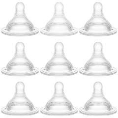 Gotocut Bottle Nipples Level 2 closeup showing wide-neck compatibility for versatile use.