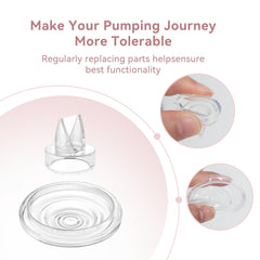 Gotocut diaphragm detail shows soft silicone diaphragm preserving suction