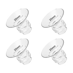 Gotocut flange inserts 20mm 4-pack for comfortable pumping fit.