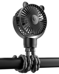 GOTOTO Baby Stroller Fan compact design offers portable cooling during strolls.