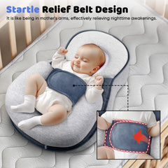 Gotvspt Baby Lounger Compact Portable demonstrates travel-friendly, easy-to-pack design.