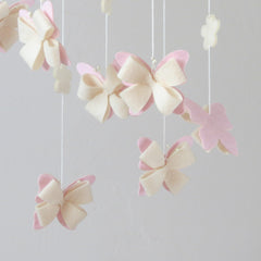 GOUKURLSMA eco friendly felt butterfly mobile with soft texture for sustainable decor