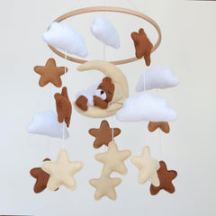 Goukurlsma neutral crib mobile hanging ornaments eye-catching decor for modern nurseries