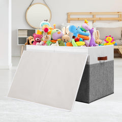 Gowee toy storage box corner view highlighting structure and fabric texture.