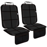 Gowhalle car seat protector non-slip backing detail showing secure grip for booster seats