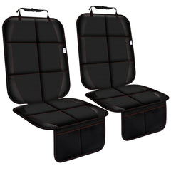 Gowhalle car seat protector non-slip backing detail showing secure grip for booster seats