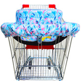GOWRAPS 2-in-1 cart cover on a shopping cart for germs-free shopping