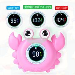 Goyowat LED display on crab thermometer enhances visibility in dim bathrooms