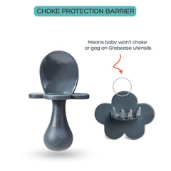 Grabease utensils designed for top rack dishwasher cleaning after meals