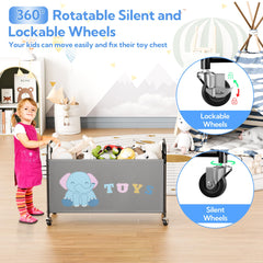 GRANNY SAYS large-capacity toy storage highlights spacious 135L capacity for toys and books