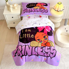GRAT TIOC black princess comforter closeup for cozy nights