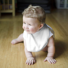 Green Sprouts Stay-Dry Bib Rose adjustable closure for easy on and off.