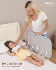 Grelife travel bed rail with carry bag enables quick portable setup