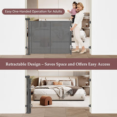 GRENFU indoor-outdoor use gate suits porch and hallway.