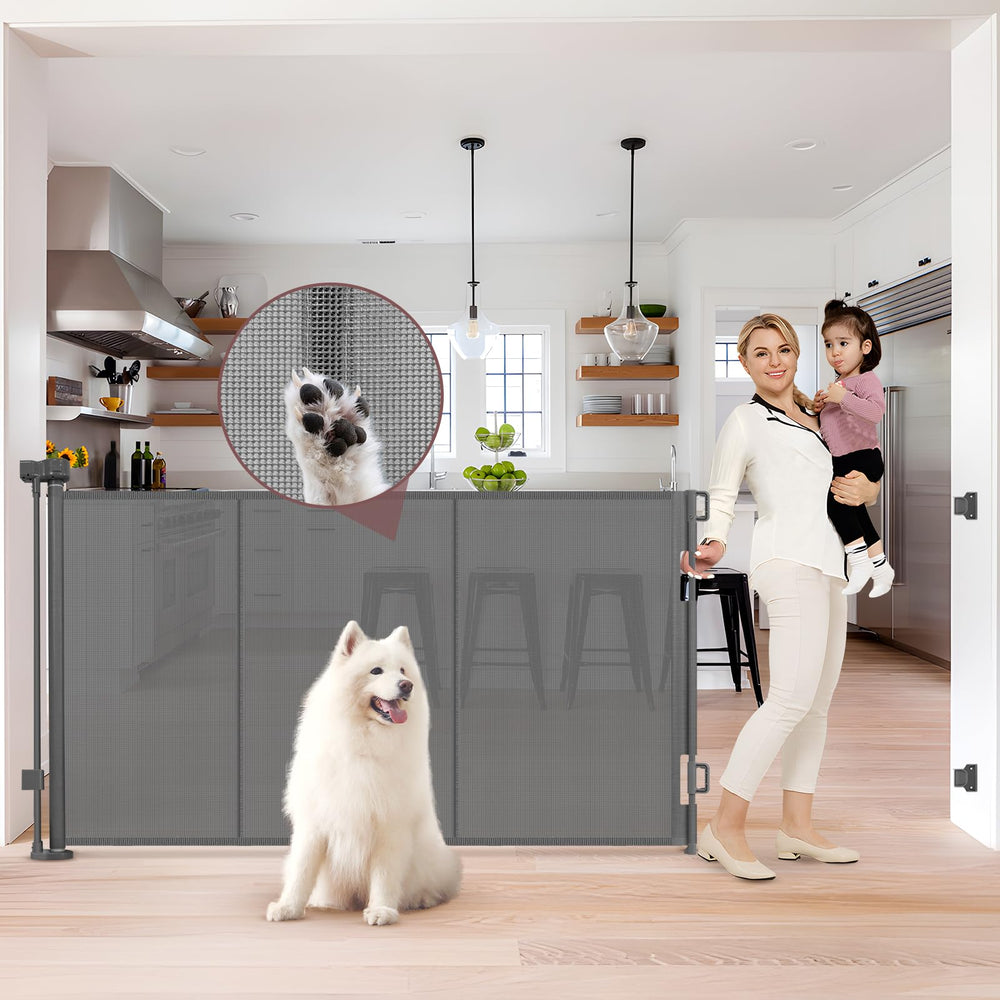 GRENFU reinforced 41in extra tall gate assembly enhances safety in tall openings.