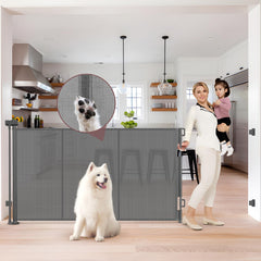GRENFU reinforced 41in extra tall gate assembly enhances safety in tall openings.