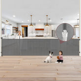 GRENFU reinforced 41-inch extra-tall gate mesh closeup for child and pet safety.