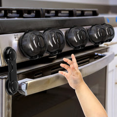Grenfu stove knob covers pack on stove protect kids from accidental ignition