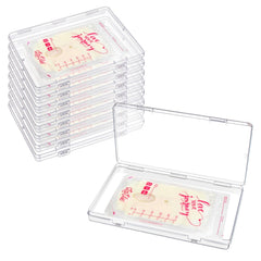 GRETJOB 8-pack clear flat breastmilk trays show slim stackable design for organized freezer storage.