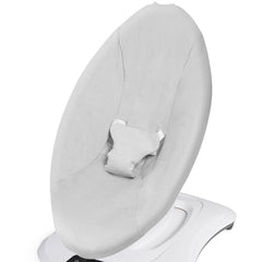 Greuame baby swing cover grey fabric close-up, breathable cotton for comfort