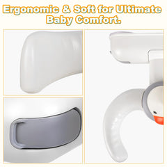 Grnpeak hands-free bath stand frees your hands for washing.