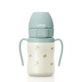 GROSMIMI insulated 316 stainless steel toddler cup with spill-proof flip top.