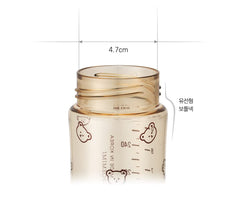 GROSMIMI PPSU bottle dishwasher-safe image illustrates easy cleaning and reuse.