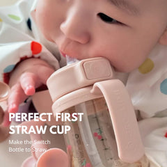 GROSMIMI PPSU BPA-free material toddler cup offers durability for active days