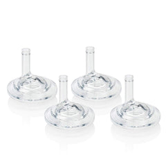 GROSMIMI Stage 2 silicone straw-nipples deliver a steady flow during chewing.