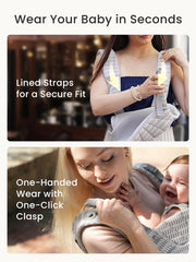 GROWNSY Baby Carrier breathable-mesh panel keeps you cool during warm days.