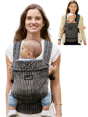 GROWNSY baby carrier head support folded, offering gentle neck protection during cuddles.