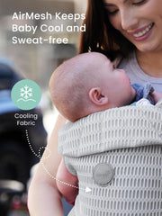 GROWNSY Baby Carrier head-support provides gentle newborn comfort.