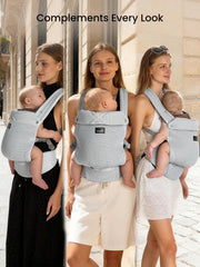 Grownsy baby carrier soft skin-friendly fabric ideal for delicate baby skin