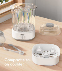 GROWNSY bottle sterilizer daily-use pack illustrates time-saving design